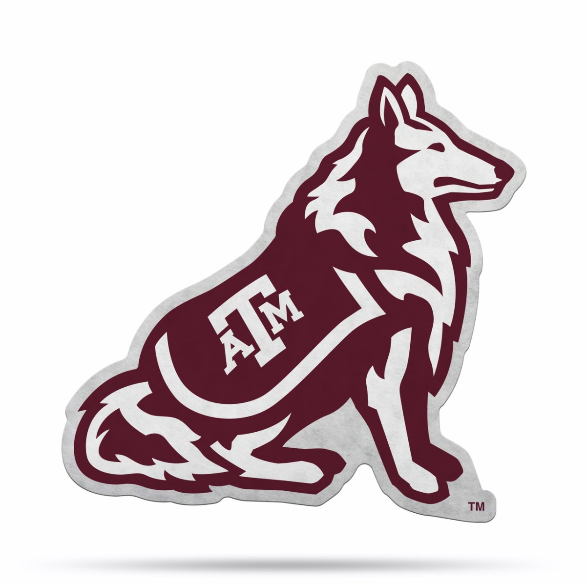 6734581226 Texas A&M Aggies Pennant Shape Cut Mascot Design