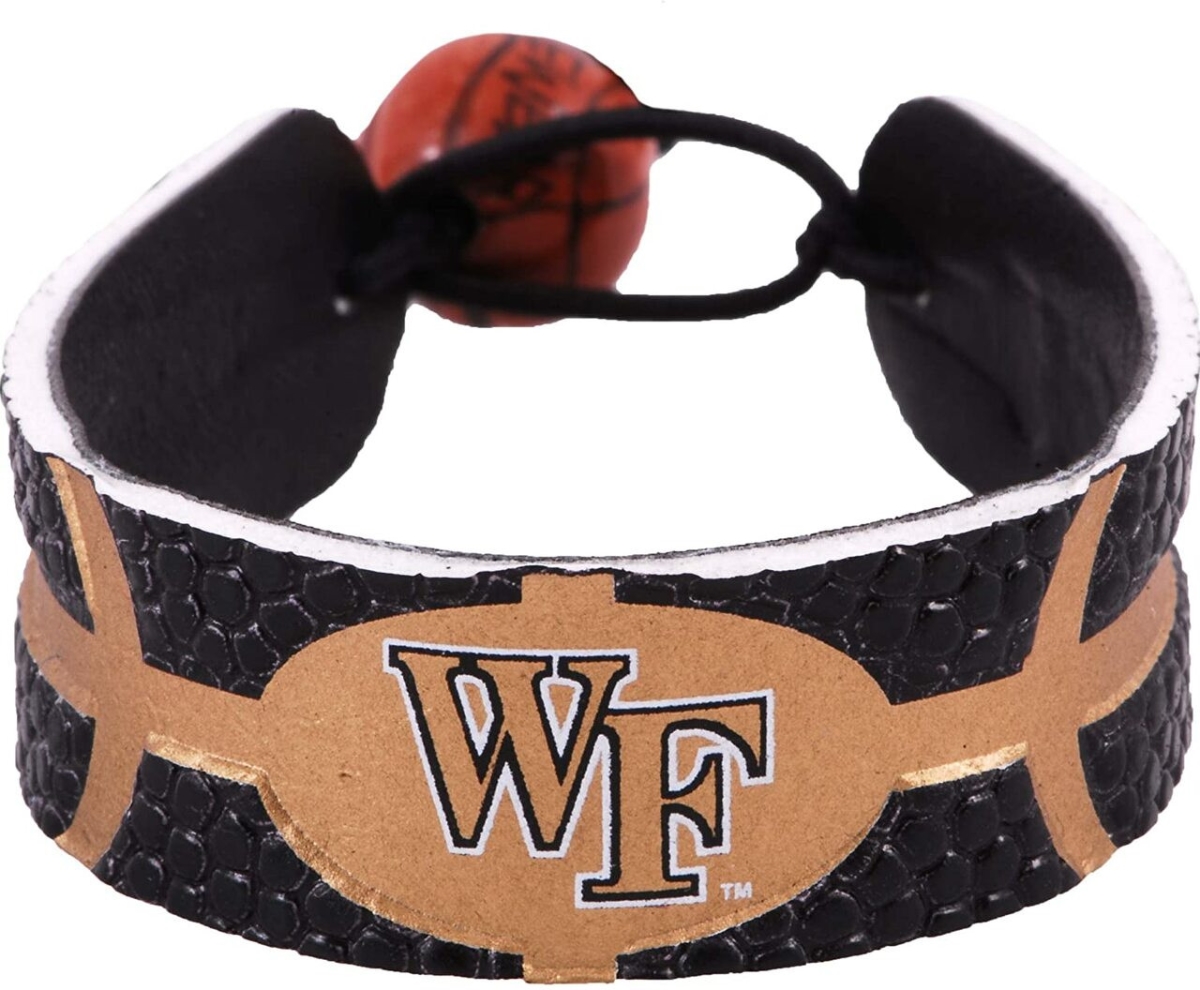 7731400936 Wake Forest Demon Deacons Bracelet - Team Color Basketball
