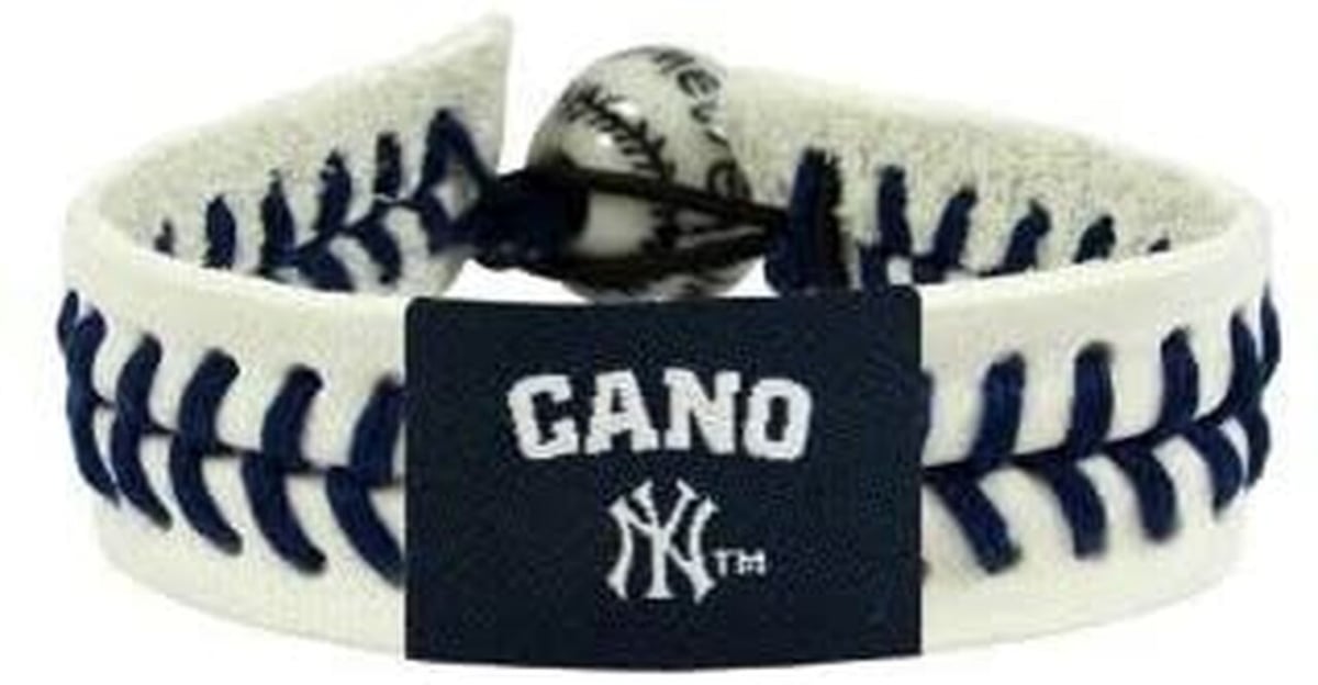 7731400357   York Yankees Bracelet - Genuine Baseball Robinson Cano