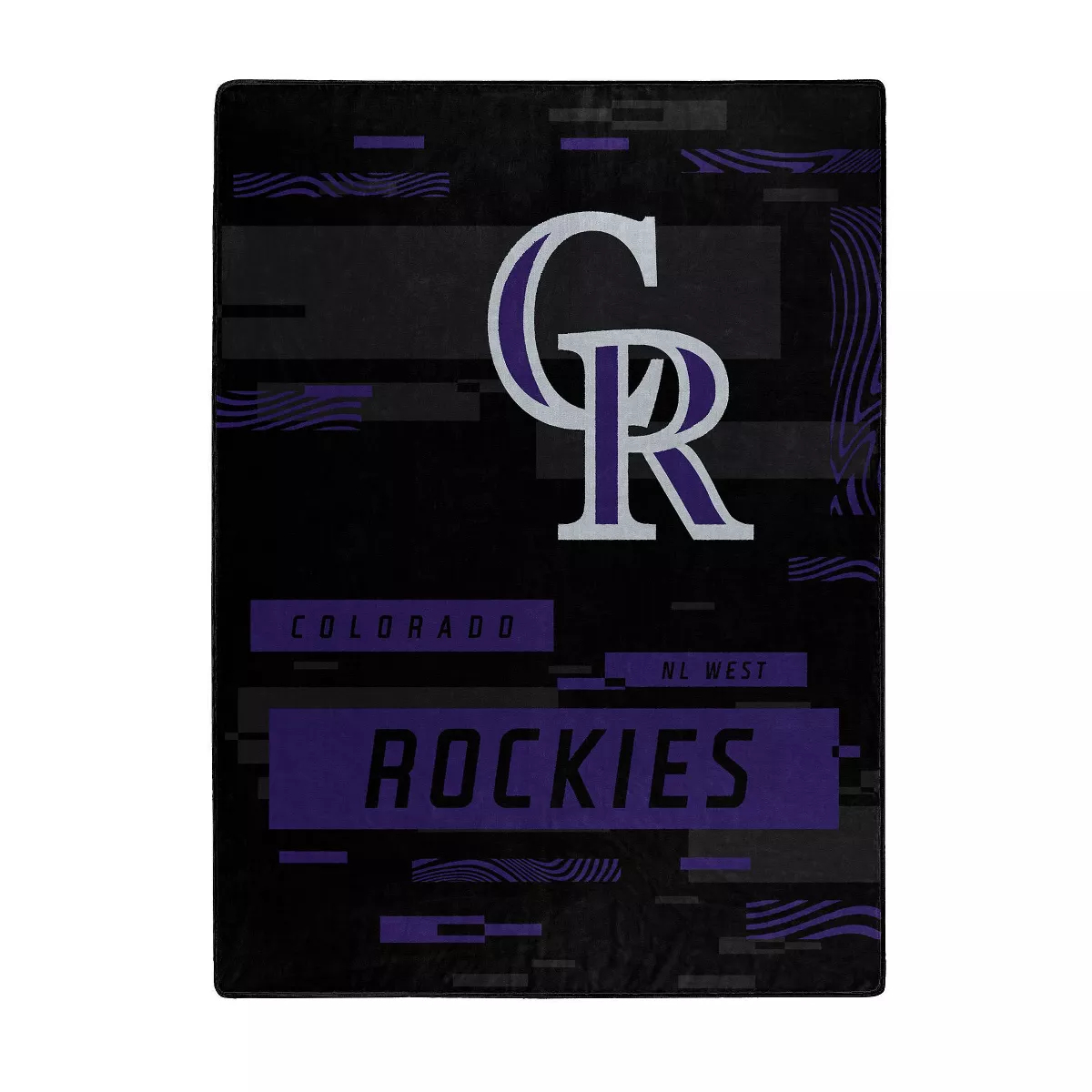 9060433291 60 x 80 in. Colorado Rockies Raschel Digitize Design Blanket