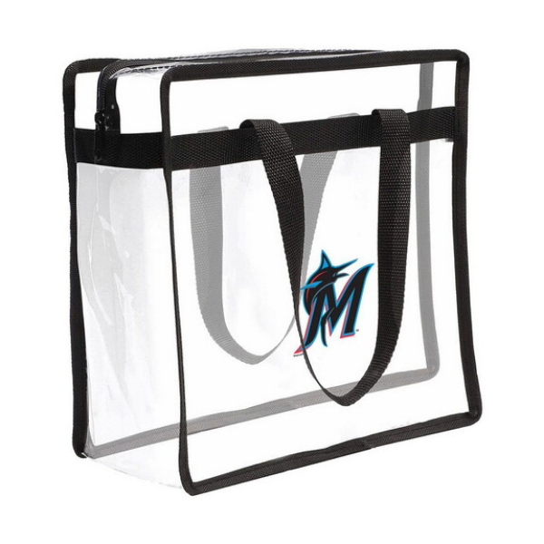 9416647765 Miami Marlins Tote Bag - Clear Stadium