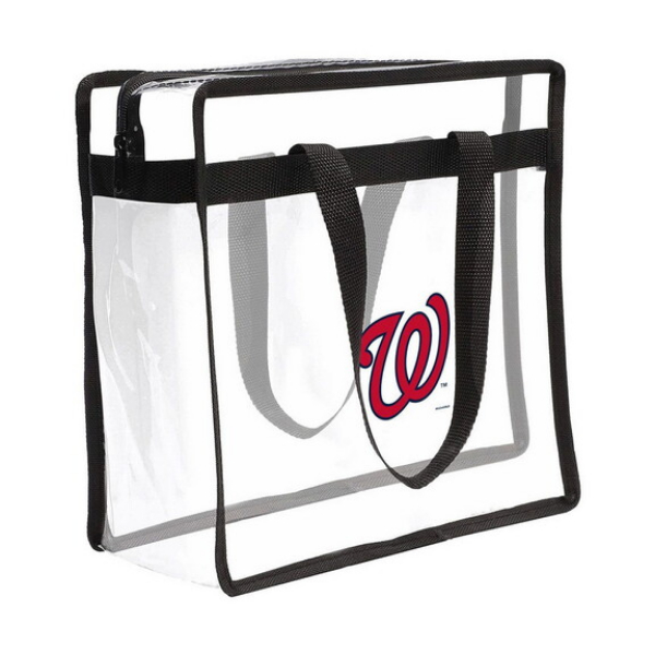 9416648055 Washington Nationals Tote Bag - Clear Stadium