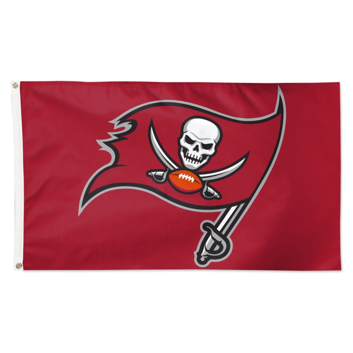 WinCraft - Tampa Bay Buccaneers 3' x 5' Primary Logo Single-Sided Flag - Multicolor
