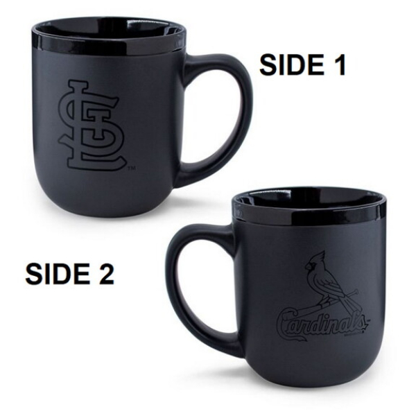 9416656982 17 oz St. Louis Cardinals Coffee Mug - Matte Black
