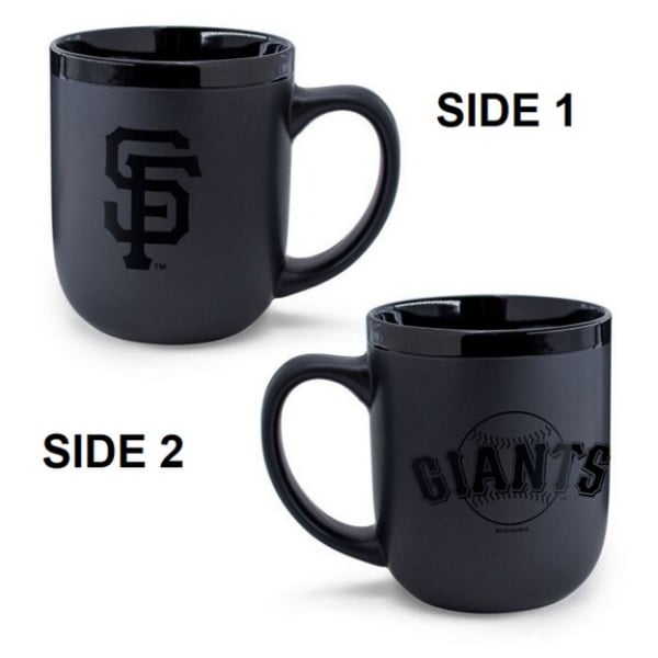 9416656985 17 oz San Francisco Giants Coffee Mug - Matte Black