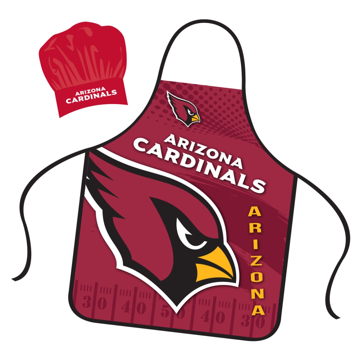 9468800013 Arizona Cardinals Chef Hat & Apron Set