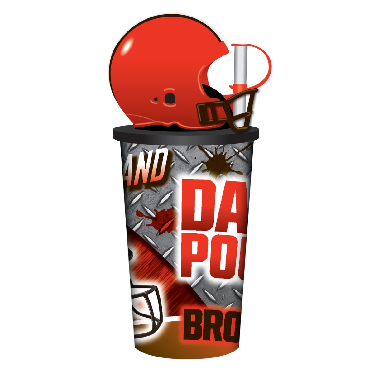 9468808227 32 oz Cincinnati Bengals Helmet Cup Plastic with Straw