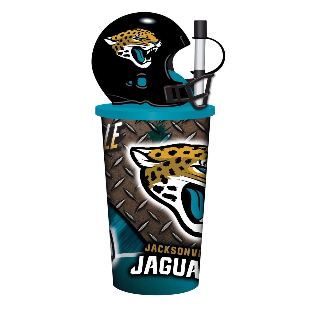 9468808233 Houston Texans Helmet Cup with Straw - Plastic