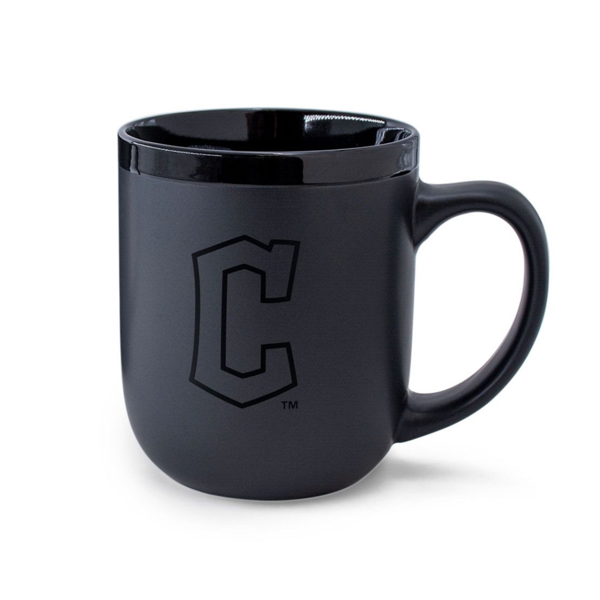 9416656986 17 oz Cleveland Guardians Coffee Mug - Matte Black