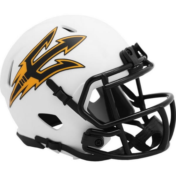 9585590232 Arizona State Sun Devils Helmet - Riddell Replica Mini Speed Style Lunar Eclipse Alternate
