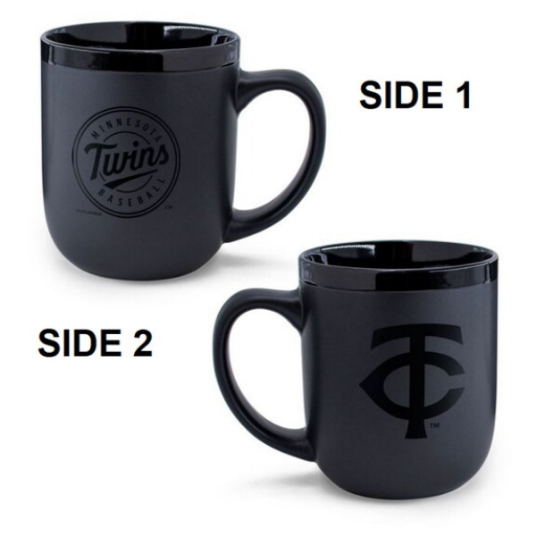 9416657003 17 oz Minnesota Twins Coffee Mug - Matte Black