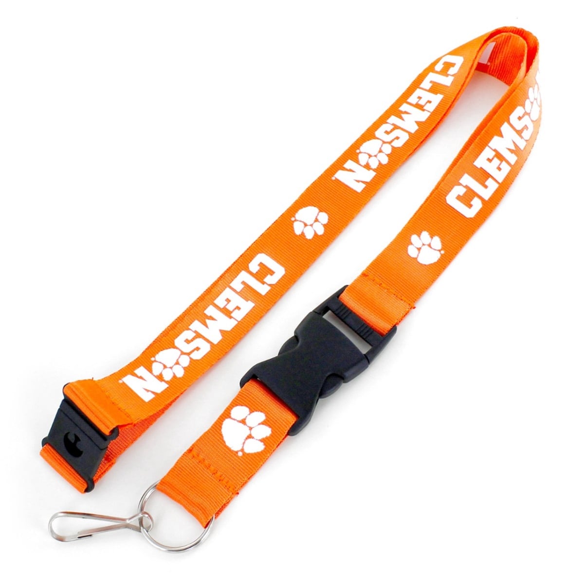 6326408304 Clemson Tigers Lanyard - Team Orange