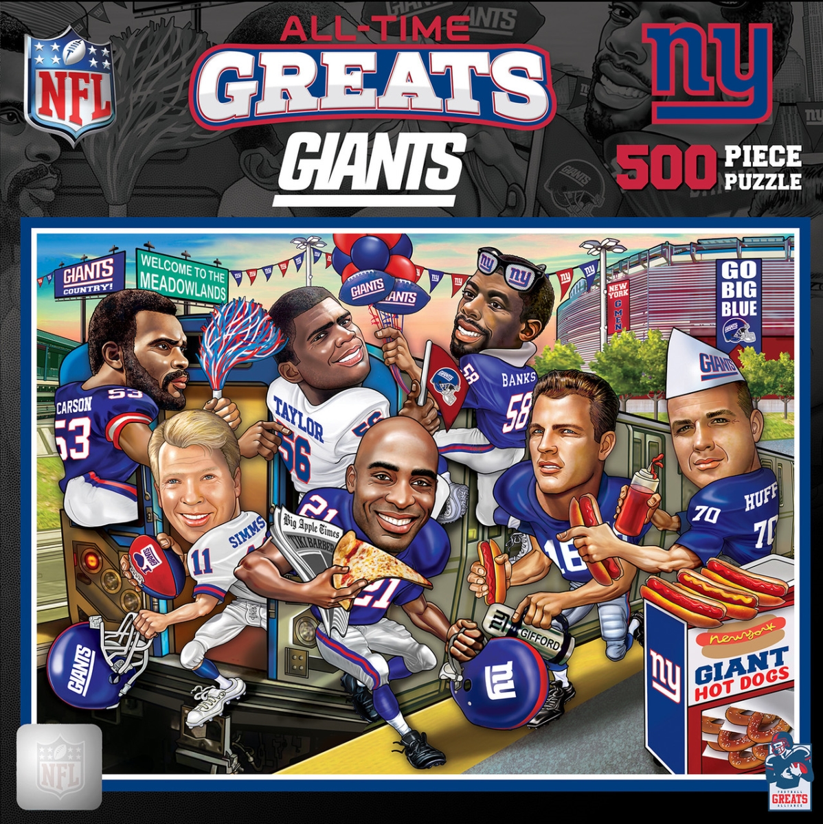 598801953   York Giants Puzzle - All-Time Greats - 500 Piece