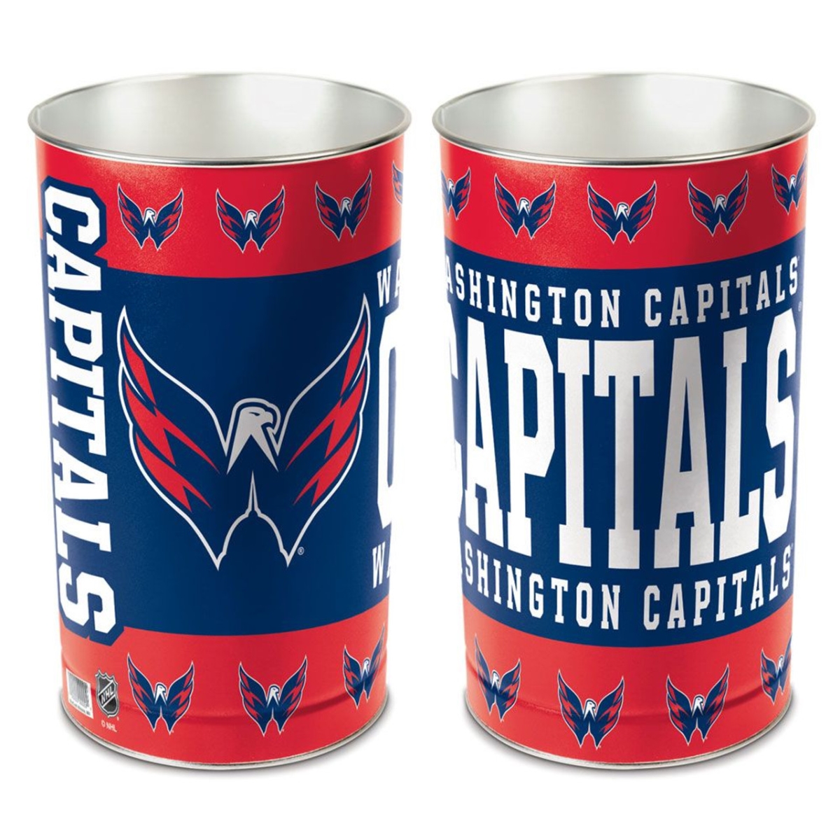 1094380111 15 in. Washington Capitals Wastebasket