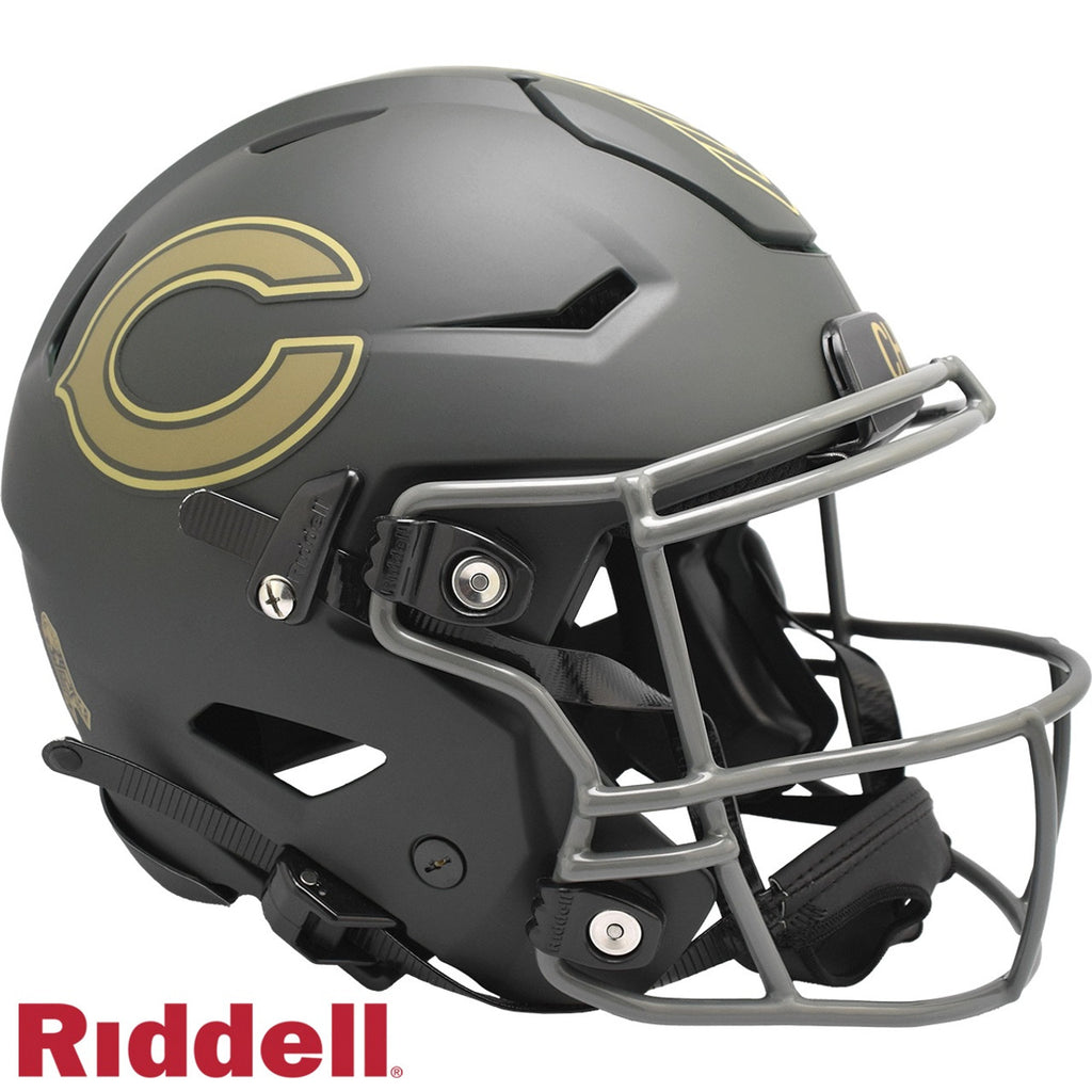9585500821 Chicago Bears Authentic Full Size Speed Flex Style Helmet - Salute to Service 2025