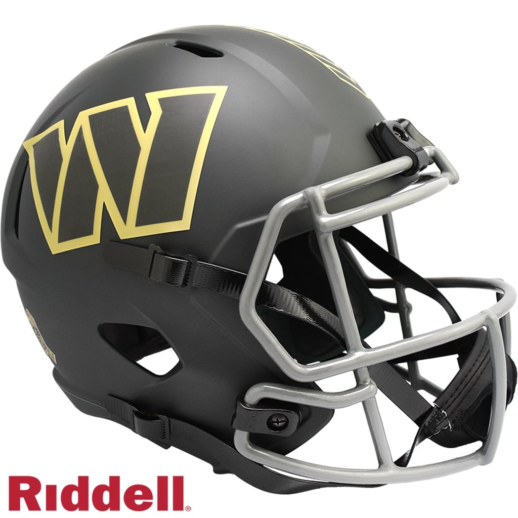 9585500899 Washington Commanders Replica Full Size Speed Style Helmet - Salute to Service 2025