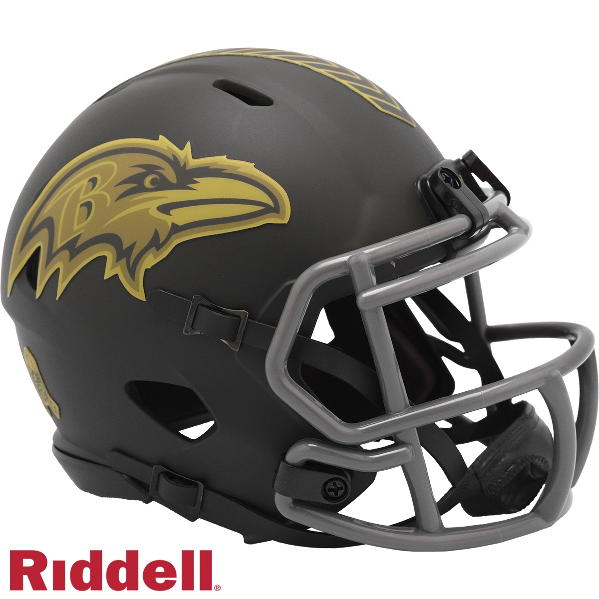 9585500947 Baltimore Ravens Replica Mini Speed Style Helmet - Salute to Service 2025