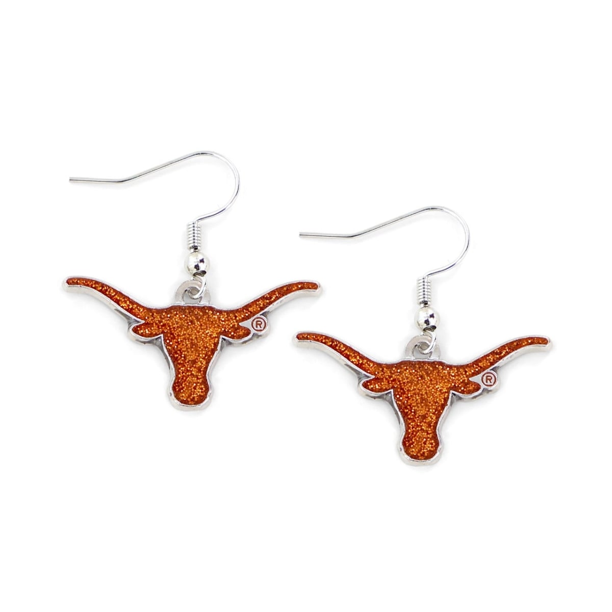 6326402432 Texas Longhorns Glitter Dazzle Earrings