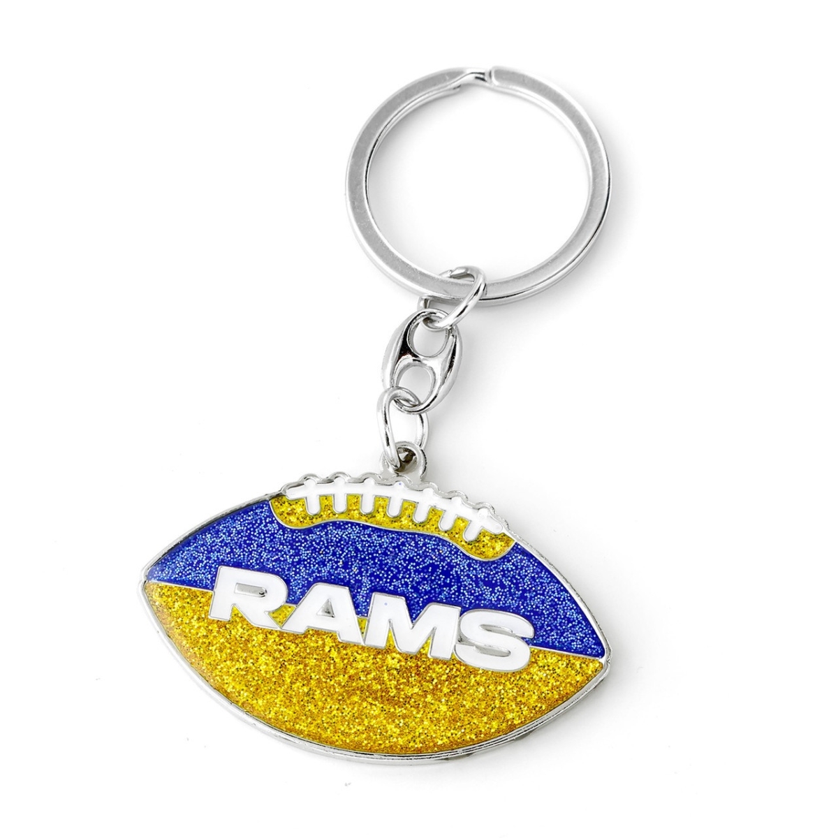 6326475348 Los Angeles Rams Football Glitter Keychain