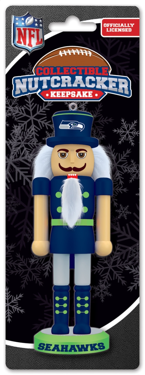 Masterpieces Puzzle 598802533 Seattle Seahawks Nutcracker Miniature