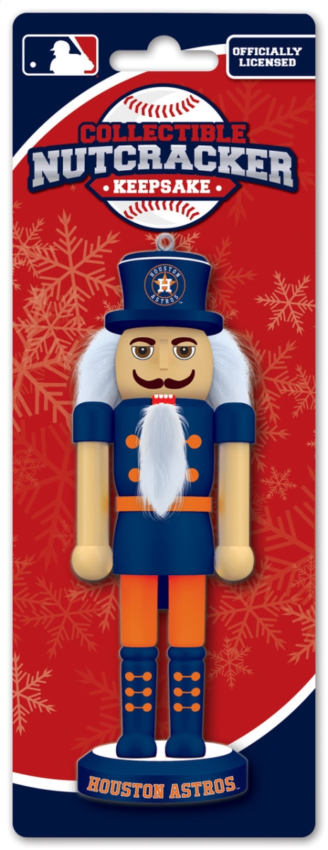 Masterpieces Puzzle 598802496 Houston Astros Nutcracker Miniature