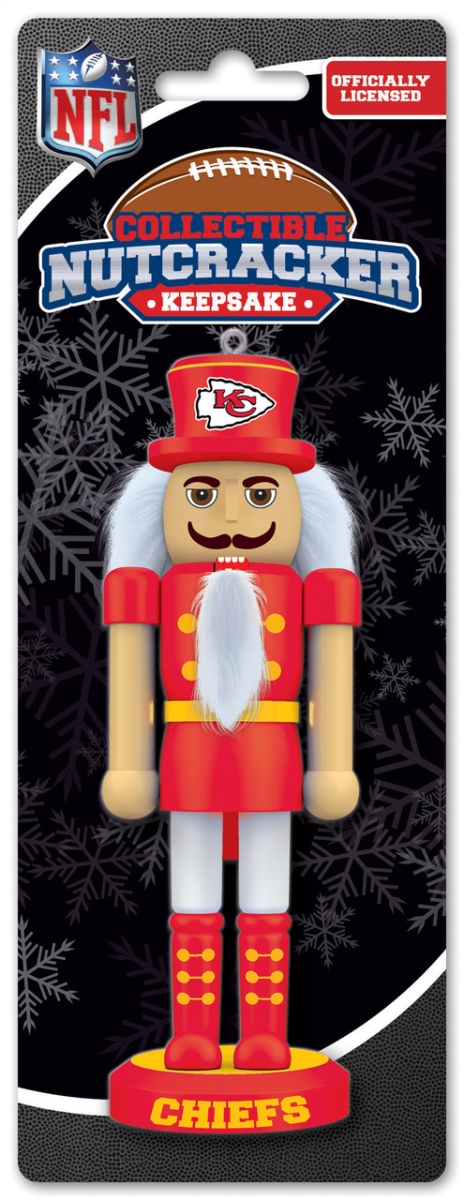 Masterpieces Puzzle 598802524 Kansas City Chiefs Nutcracker Miniature