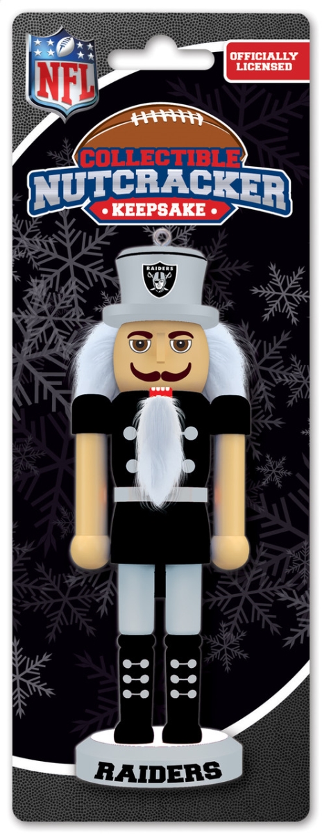 Masterpieces Puzzle 598802525 Las Vegas Raiders Nutcracker Miniature