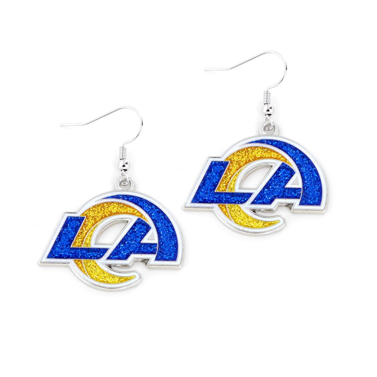 6326475378 Los Angeles Rams Glitter Dazzle Earrings