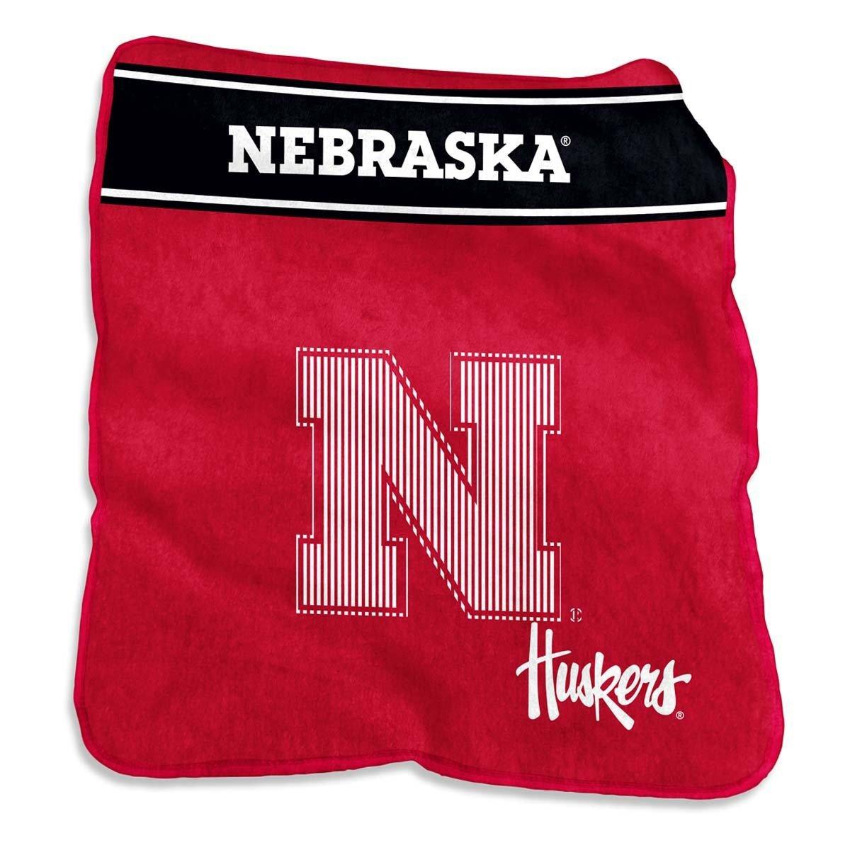 629375299 60 x 80 in. Nebraska Cornhuskers Raschel Throw Blanket