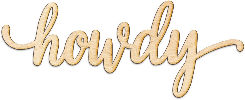 3208525701 State of Texas Howdy Wood Sign