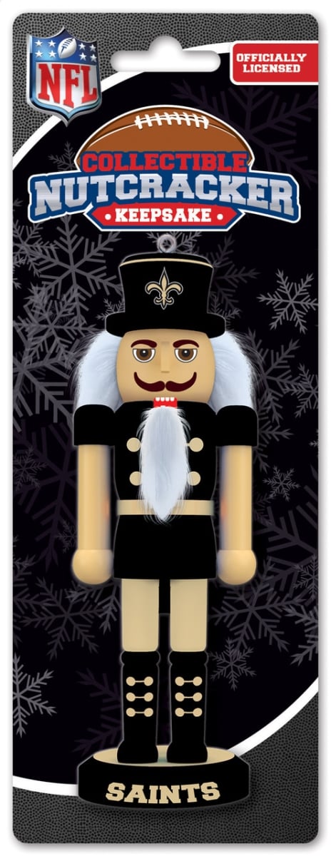 Masterpieces Puzzle 598802528   Orleans Saints Nutcracker Miniature