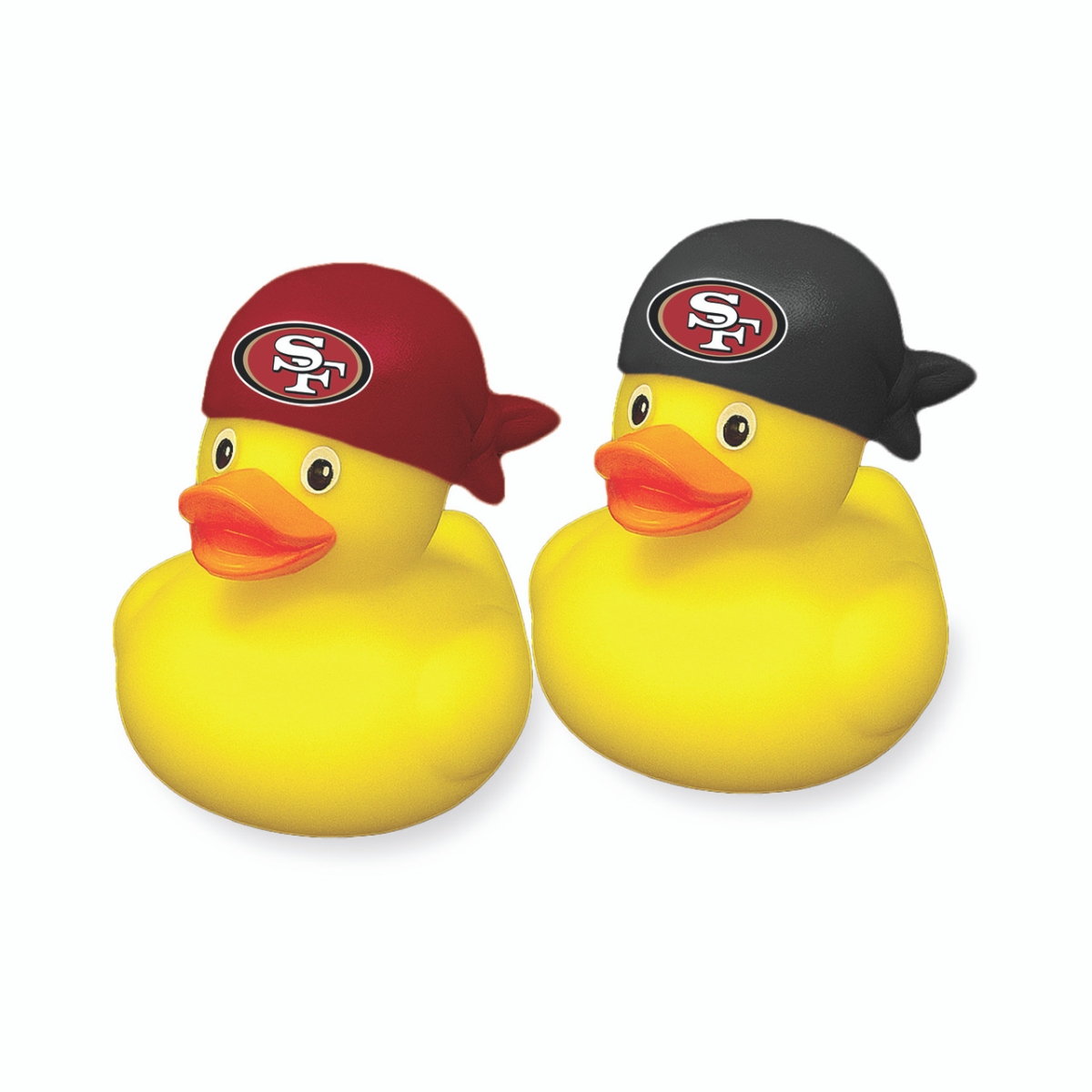 6326413202 San Francisco 49ers Rubber Duck Set - Pack of 2