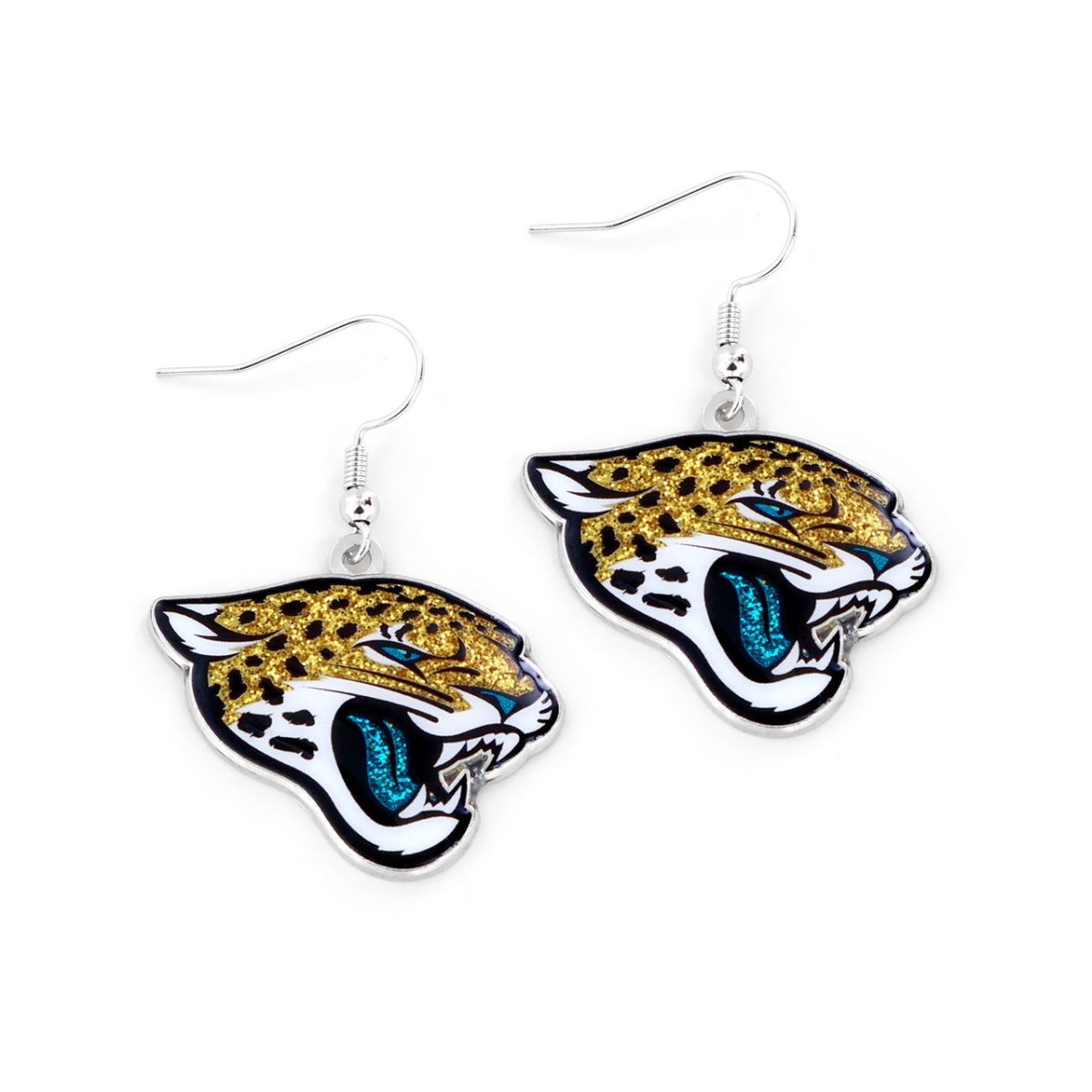 6326478991 Jacksonville Jaguars Glitter Dazzle Earrings