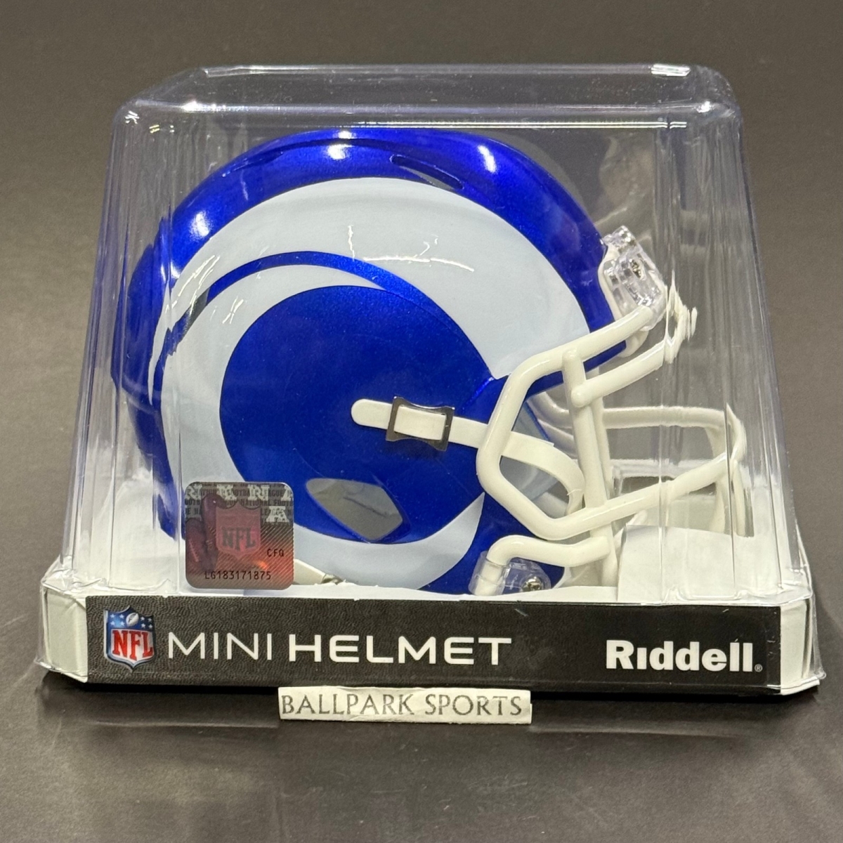 9585506016 Los Angeles Rams  Replica Mini Speed Style On-Field Alternate 2026 Periodic Restock Helmet