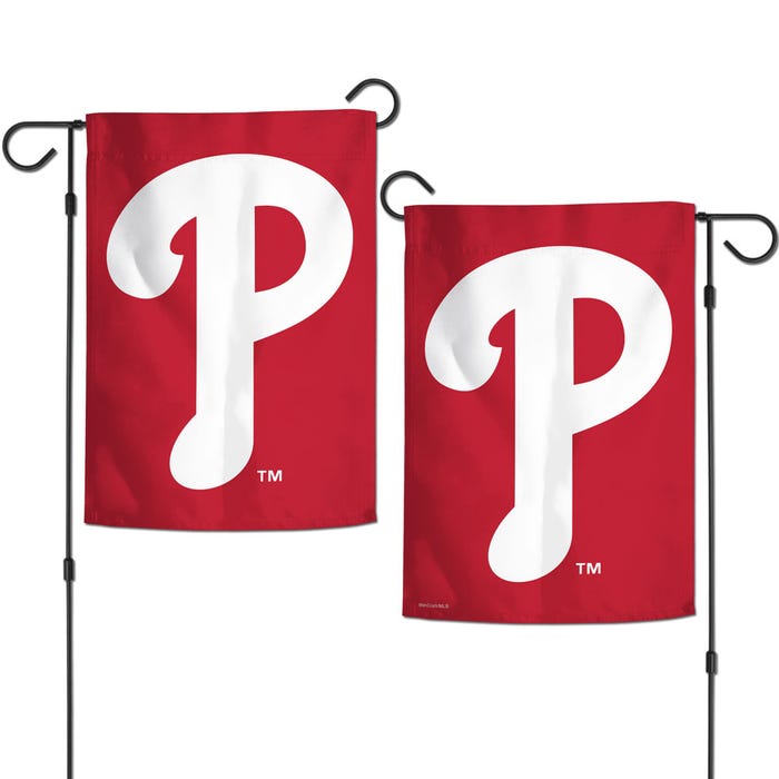 9416654969 12 x 18 in. MLB University of Pennsylvania Phillies Style 2-Sided Cap Logo Garden Flag