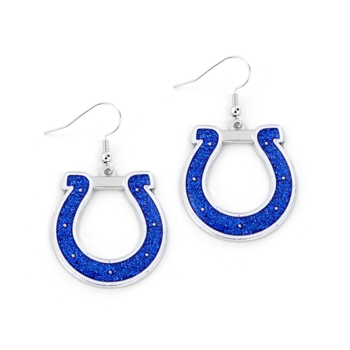6326478972 Indianapolis Colts Glitter Dazzle Earrings