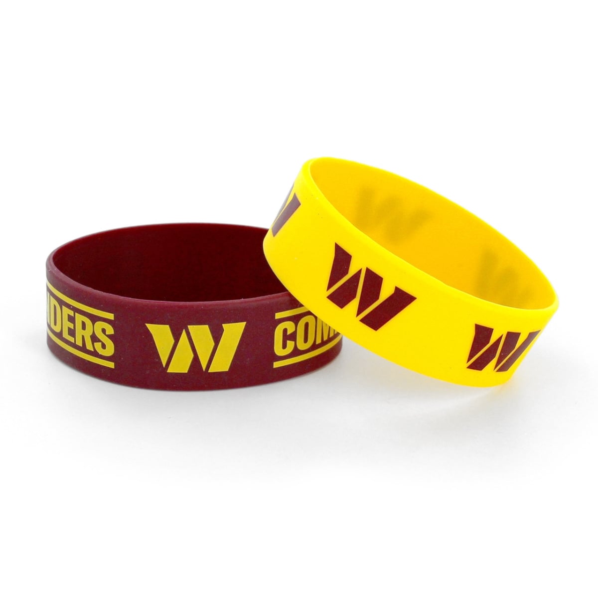 6326408845 Washington Commanders Wide Bracelets - Pack of 2