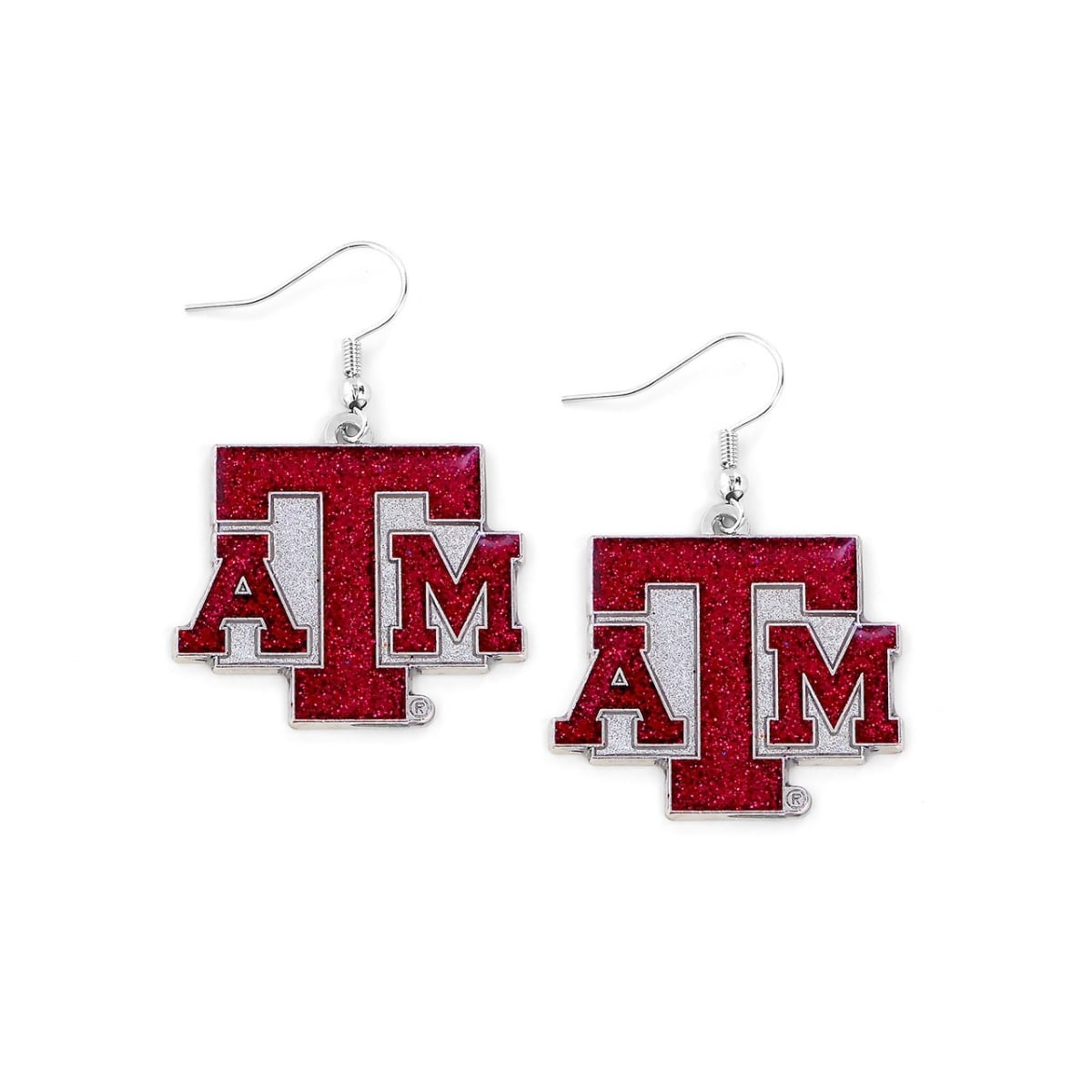 6326402434 Texas A&M Aggies Glitter Dazzle Earrings