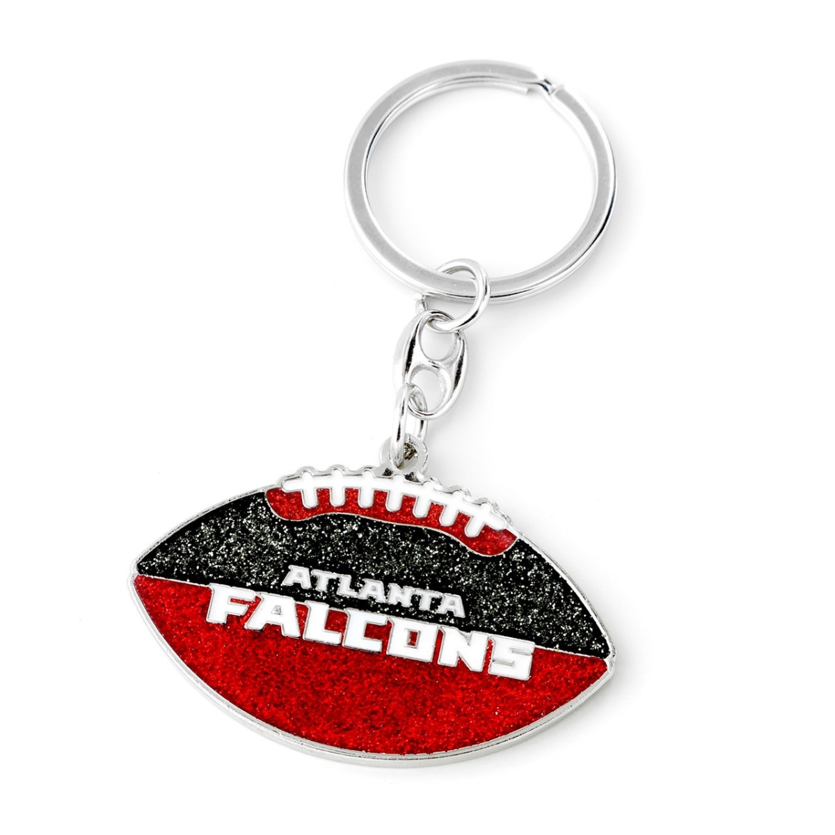 6326475358 Atlanta Falcons Football Glitter Keychain