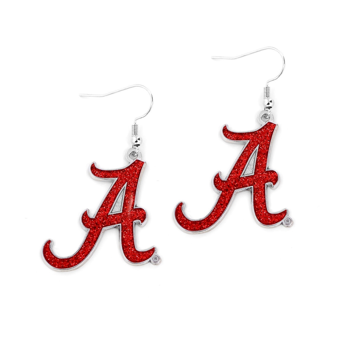 6326402338 Alabama Crimson Tide Glitter Dazzle Earrings