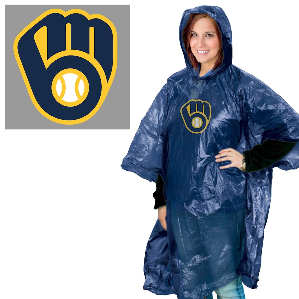 9960625404 Milwaukee Brewers Rain Poncho