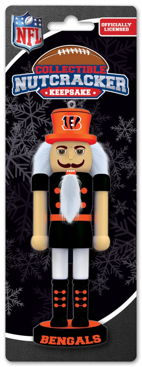Masterpieces Puzzle 598802518 Cincinnati Bengals Nutcracker Miniature
