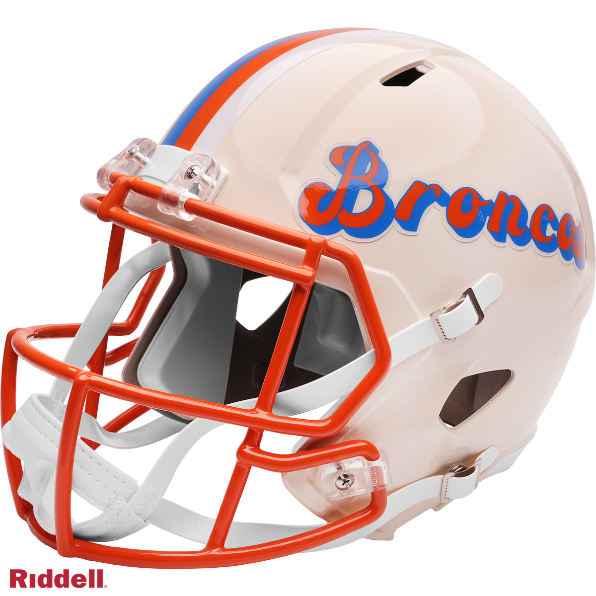 9585503014 Denver Broncos  Replica Full Size Speed Style Retro Collection Helmet