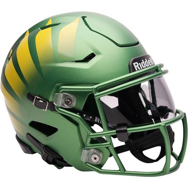 9585505040 Oregon Ducks  Replica Mid-Size MIDI SpeedFlex Style Green Wing Helmet