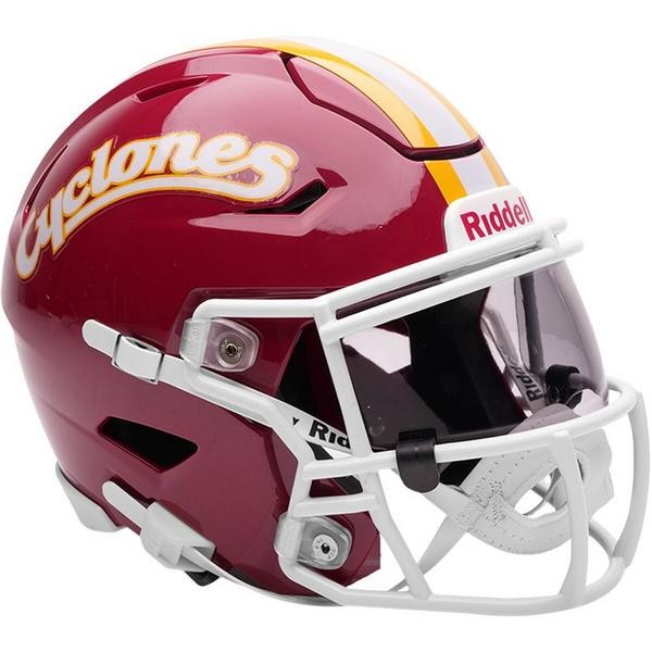 9585505035 Iowa State Cyclones  Replica Mid-Size MIDI SpeedFlex Style Red Helmet