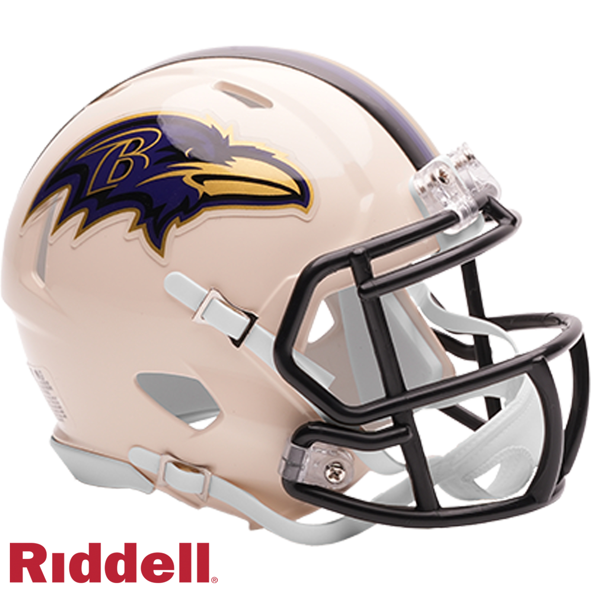 9585503067 NFL Baltimore Ravens Replica Speed Style Retro Collection Mini Helmets