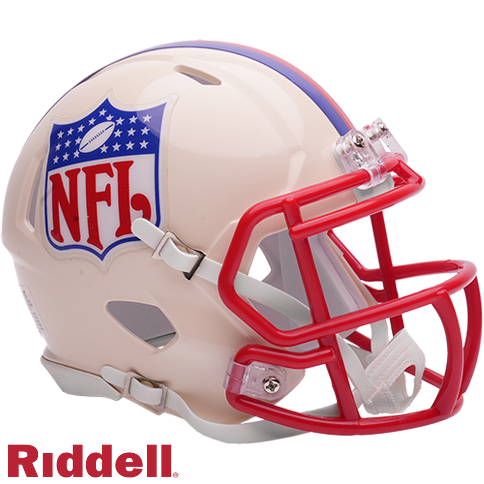 9585503075 NFL Shield University Replica Speed Style Retro Collection Mini Helmets