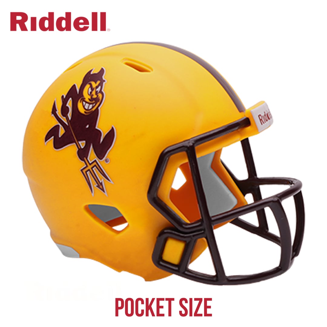 9585590498 Arizona State Sun Devils  Pocket Pro Speed Style Helmet