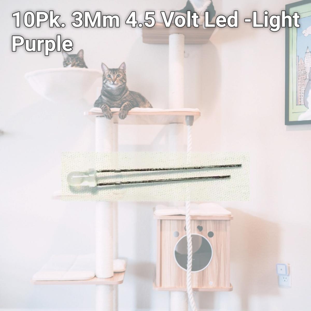 Picture of EKL LED-3-LPUR 10Pk. 3Mm 4.5 Volt Led -Light Purple