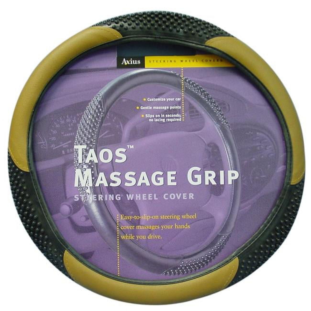 04637909 Taos Massage Grip Steering Wheel Cover - Tan